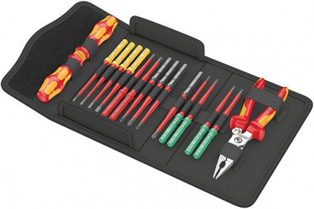Jeu de lames interchangeables Kraftform Kompakt VDE 17 pièces, avec pince 