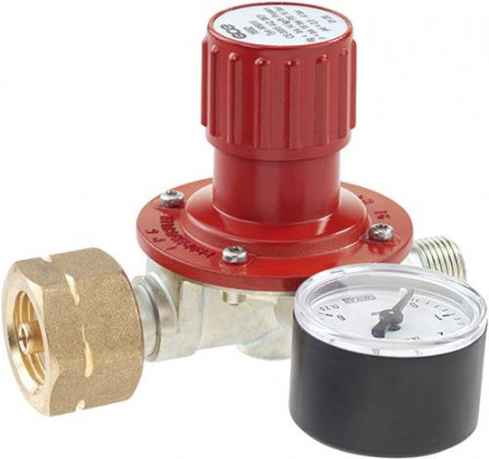 Détendeur bouteilles de propane 5/11/33kg avec manomètre pession gaz 0,5-4bar 