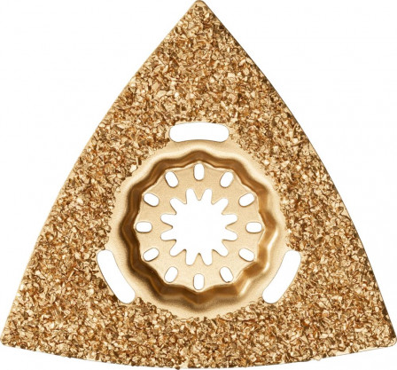 Râpe carbure Triangle, perforé 80mm  UE 1 pièceStarlock