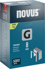 Agrafe à fil plat G type 11/8 mm ST Klapp-FS UC 5000 pièces