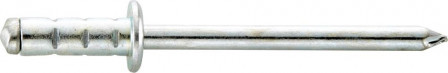 Rivet aveugle multiserrage acier/acier tête gouttede suif 4x10mm 