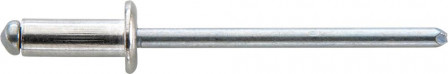 Rivet aveugle alu/acier tête goutte de suif 4x18mm  