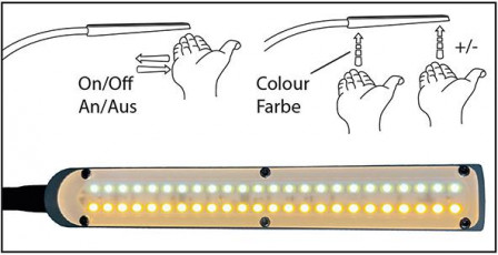 Lampe de travail LED Silhouette