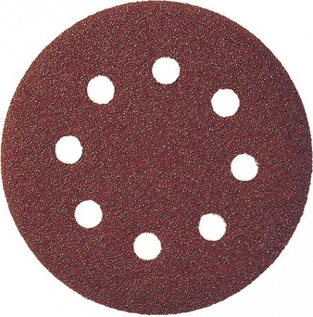 Meule autoagrippante bois125mm G240 8 trous 