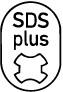Queue porte-outils pour trépan SDS-plus  