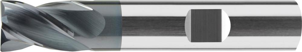 Fraise HPC courte carburemonobloc TiLAN 5/38° typ e UNI D4 ch. 8mm 
