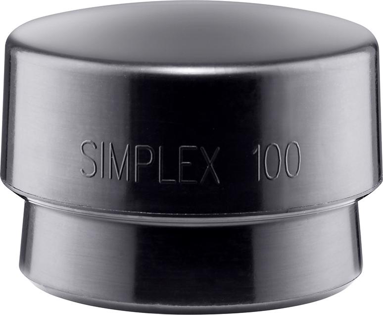 Tête maillet SIMPLEX D.100mm, caout.