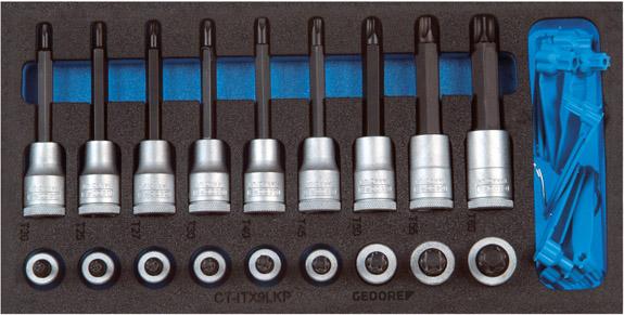 Module d'outillage CT1/3 embouts de vissage Torx