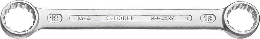 Clé polygonale double DIN837B 14x17mm