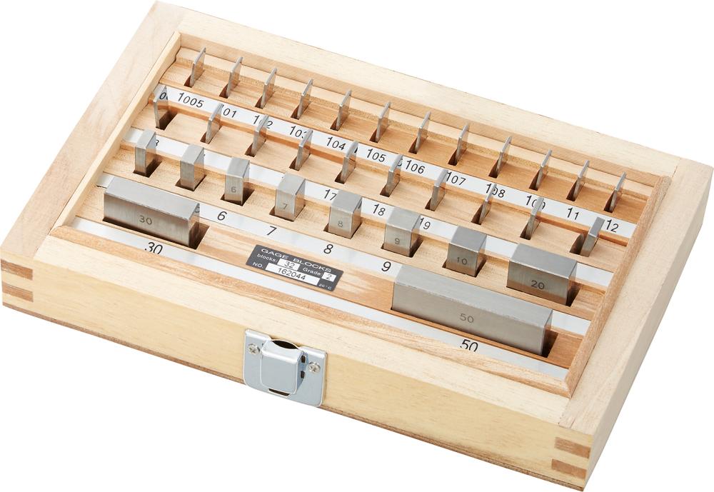 Jeu de cales étalons parallèles acier tolérance 1 32 pièces 