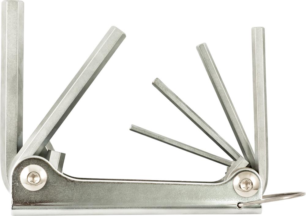 Jeu de clés mâles coudéessur monture métal 3-10mm 6 pièces 
