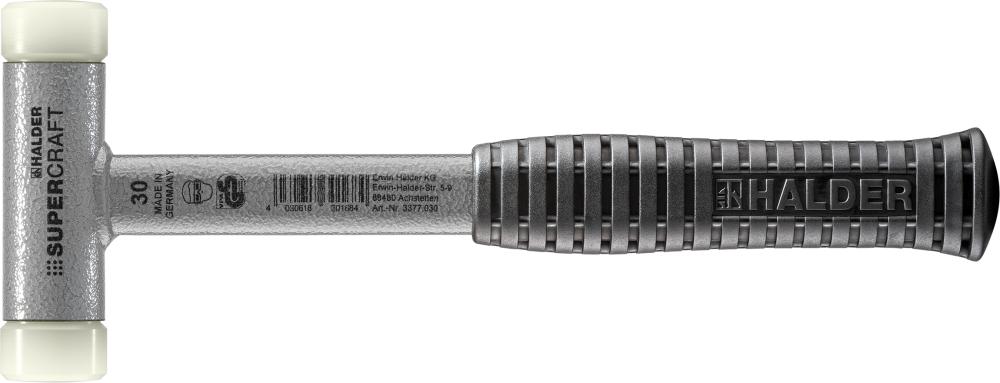 Maillet avec manche en tube d'acier anti-rebond 30mm 