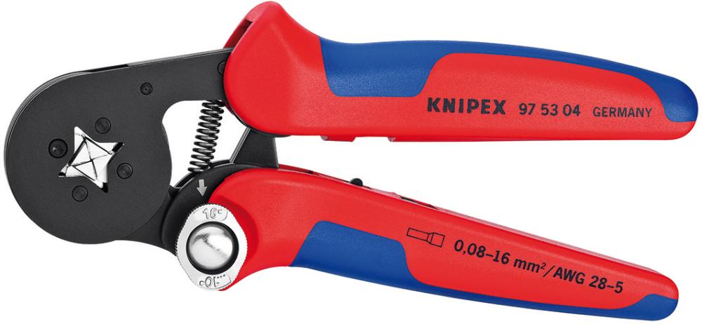 Pince à sertir pour cosses 4 pans 0,08-16mm2
