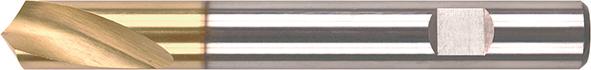 Foret à pointer NC DIN1835 HSSCo5 TiN forme B 90° queue cylindrique 10,0mm 