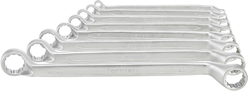 Jeu de clés polygonales doubles DIN838 6-22mm 8 pièces