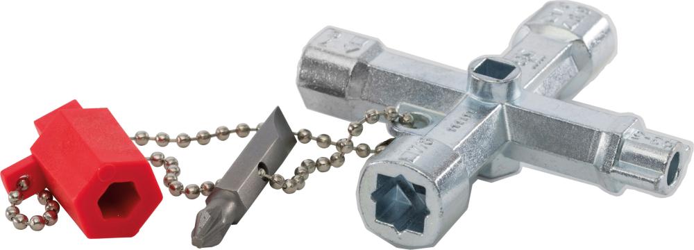 Clé d'armoire de distribution Doublehead Key 