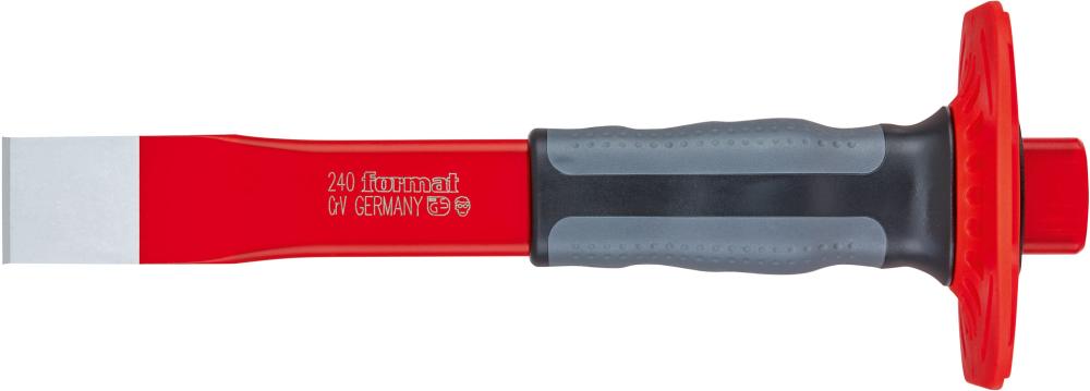 Burin à fendre avec protège-main 240x26x7mm 