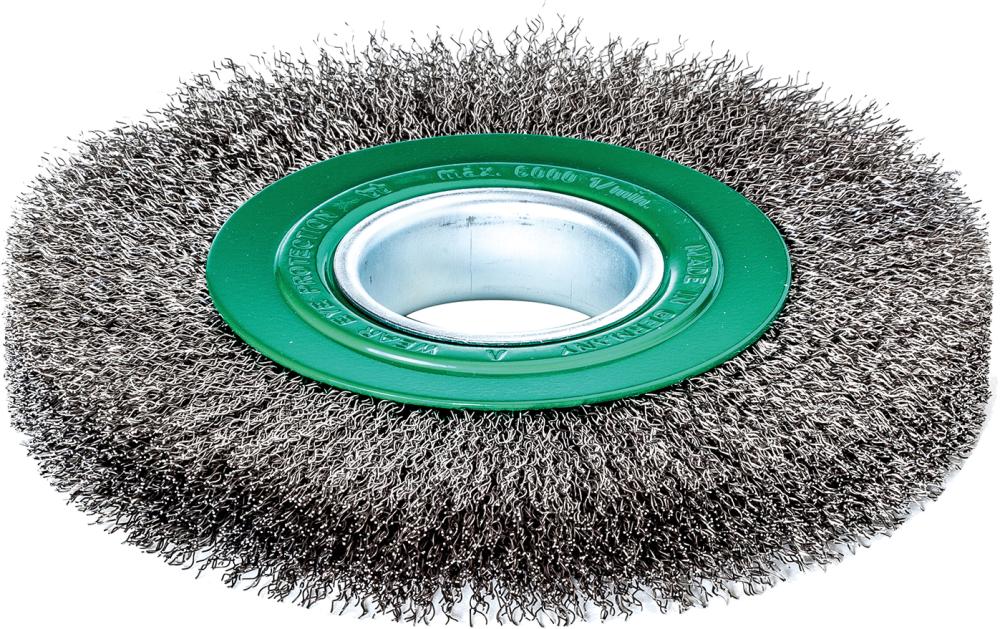Brosse ronde inoxydable 125X21/23mm, o. 0,3mm 