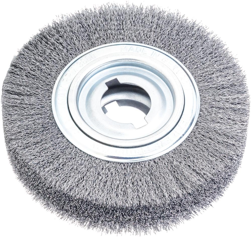 Brosse ronde métallique 250X60mm ond. 35mm 