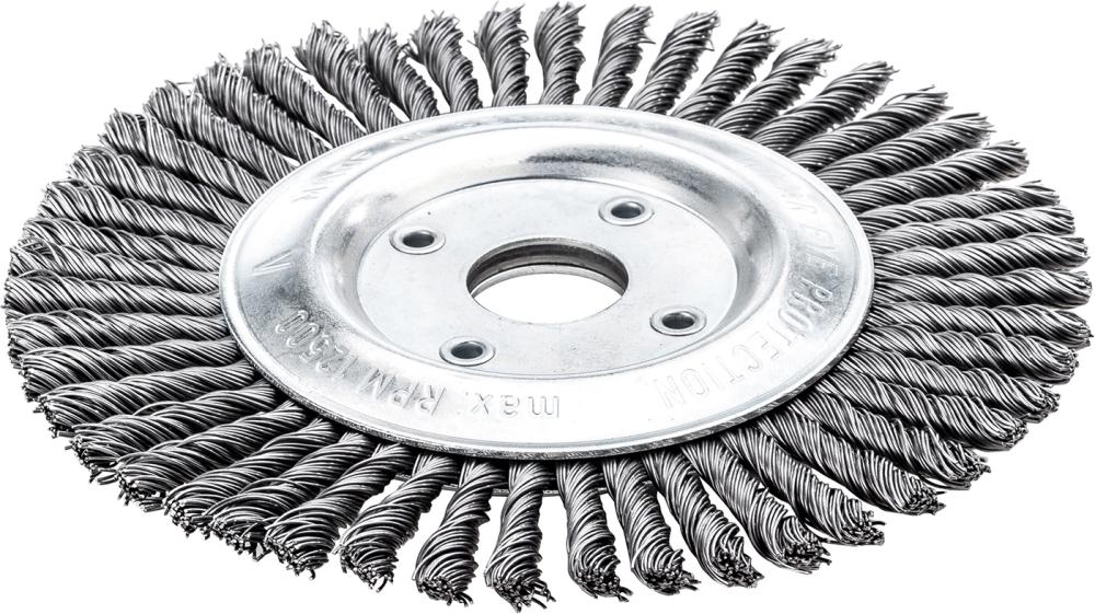 Brosse pipel. métall. 178x6mm tors. 0,5mm 