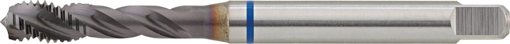 Taraud machine DIN371 HSSE TiCN type INOX 6H trou borgne M10