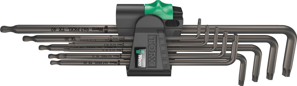 Jeu clés mâles coudées 9 pcs TX-HF8-40 