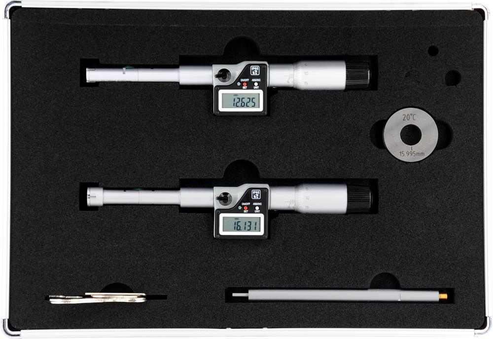 Jeu vis micr. int. 3 pts numérique 12-20mm 