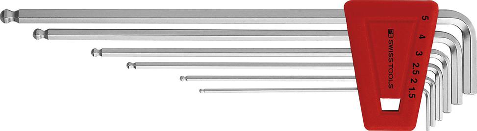 Jeu de clés hexagonales PB212LH5 6pcs long