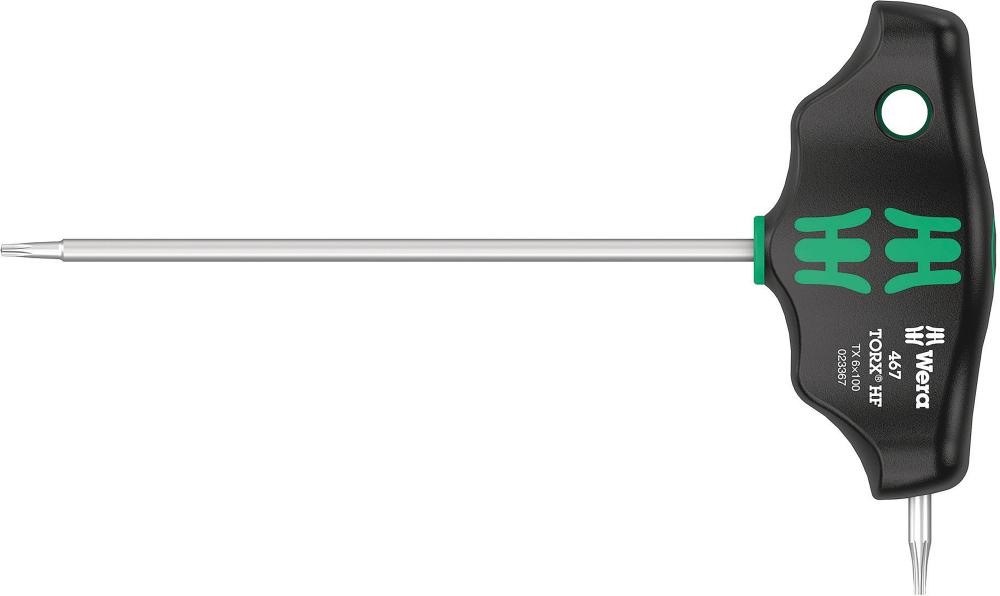 Tournevis manche en T T20x100mm porte-vis prise deforce latérale 