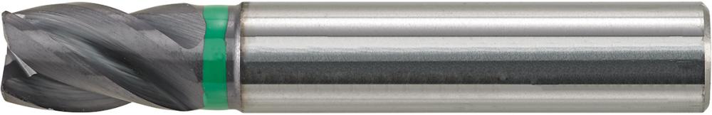 Fraise carbure monobloc 6mm TiAlN type UNI D4 HA 35-38 degrés 