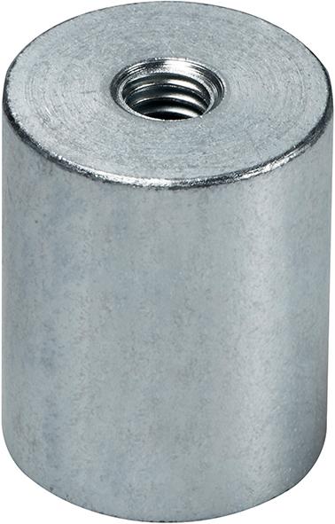 Aimant cylindrique NdFeB avec filetage 20x25mm 