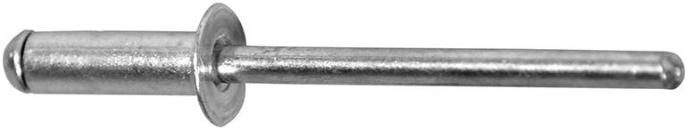 Rivet aveugle alu/acier Tête fraisée 3,0x 6mm 