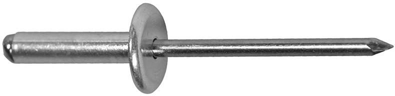 Rivet aveugle alu/VA têtebombée 5,0x25 mm 