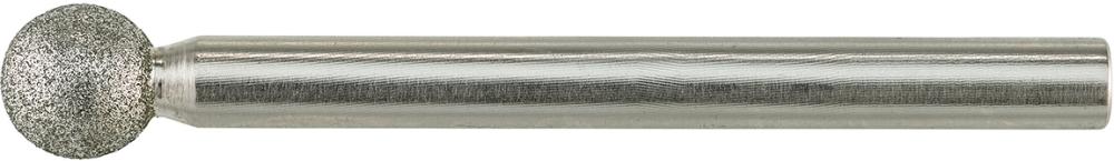 Meule sur tige diamant STK forme sphérique 10x70mm/6 