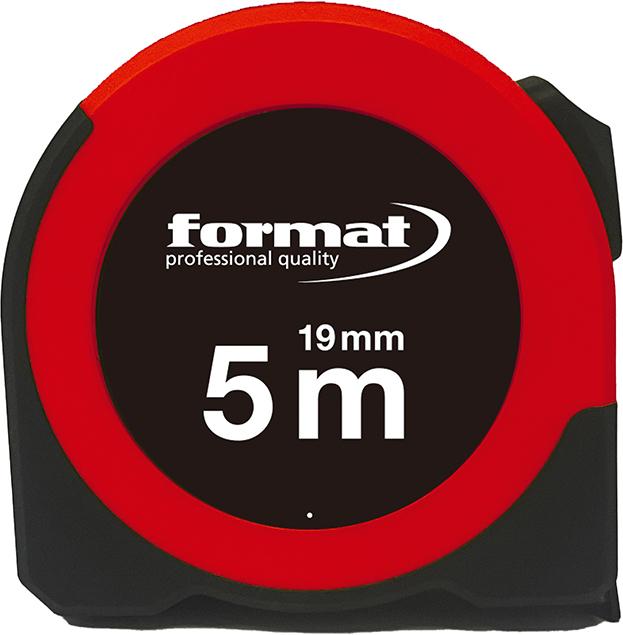 Mètre-ruban de poche 5mx19mm blanc fenêtre