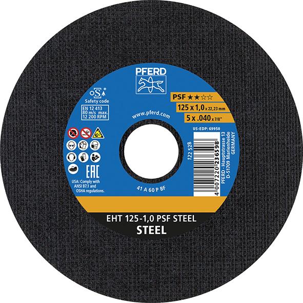 Meule à tronçonner droiteA24PPS 178x3mm 