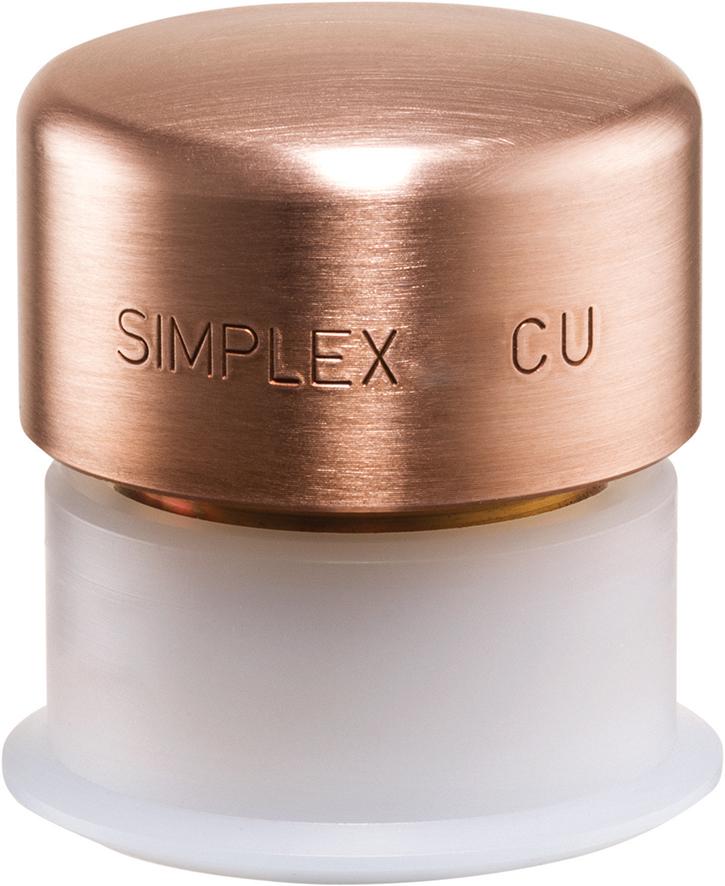 Tête maillet SIMPLEX C 30mm cuivre