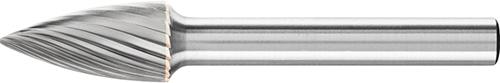Fraise sur tige carbure forme ogive bout pointu 1020 3 6mm 10x20mm 