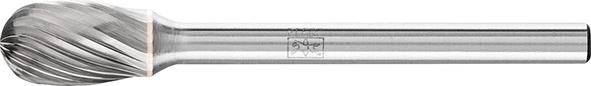Mini-fraise sur tige carbure forme goutte 0610 5 3mm 6x10mm 