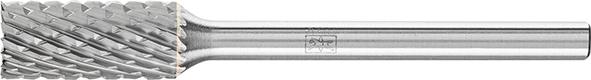 Mini-fraise sur tige carbure cylindrique avec denture frontale 0613 4 3mm 6x13mm 