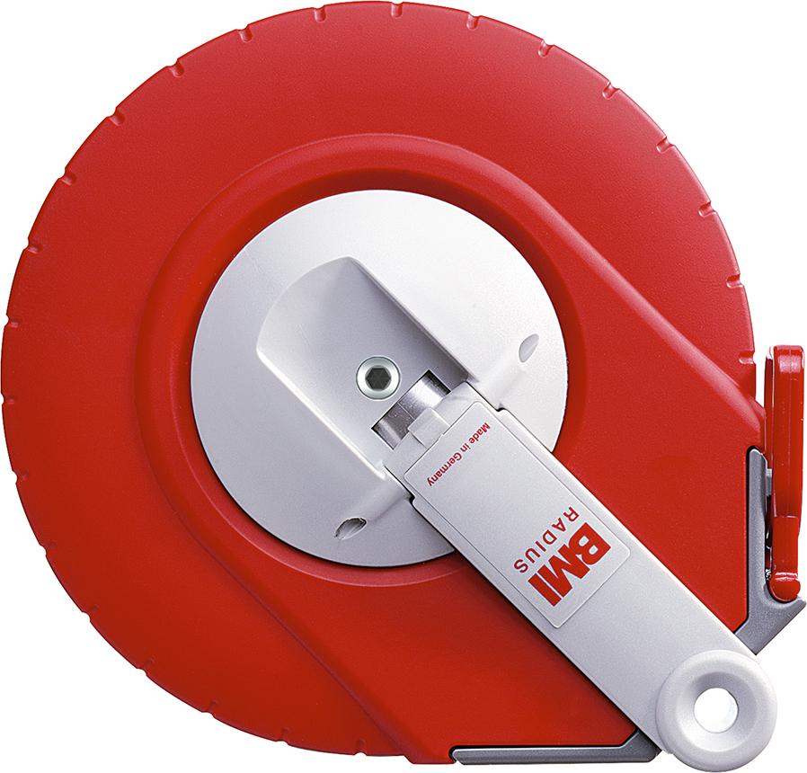 Mètre-ruban à boîtier inox 50mx13mm début de mesure A Flextop 