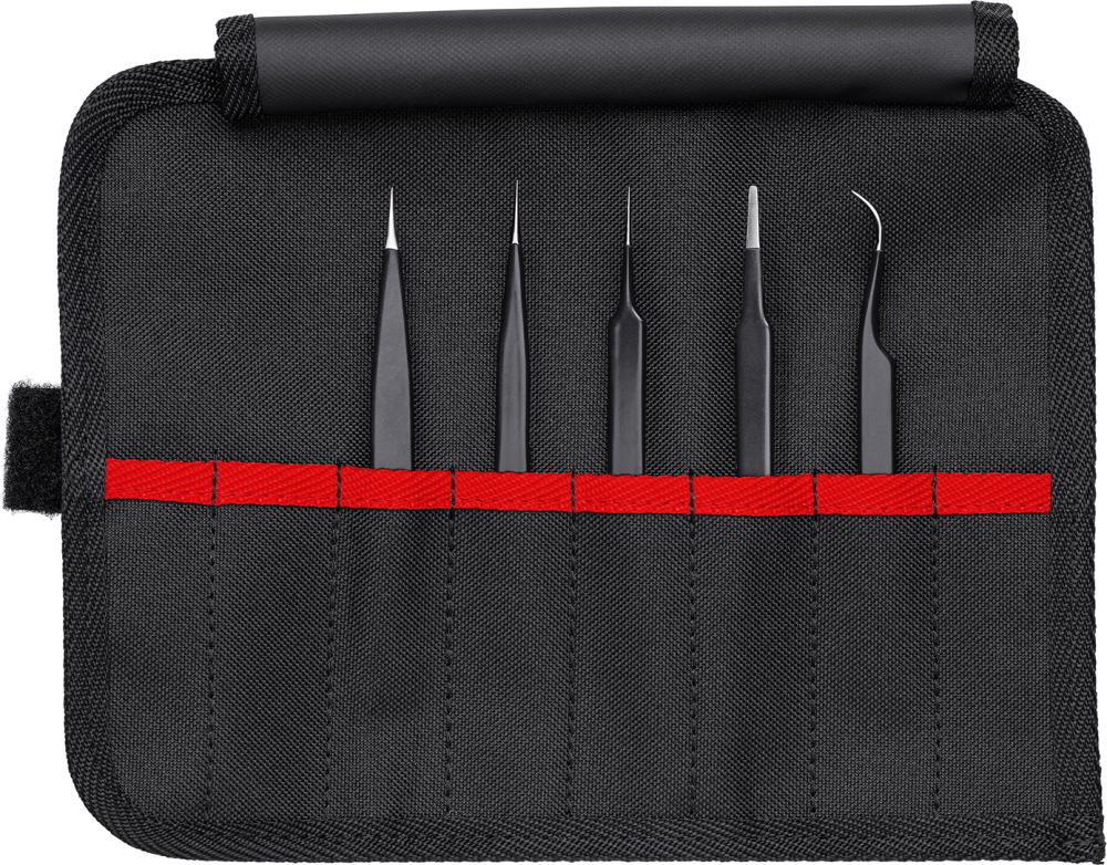 Lot de brucelles universelles ESD 5pcs. 92 00 01 ESD