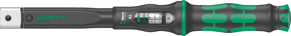 Clé dynamométrique Click-Torque X 3 20- 100 Nm 9x12mm 