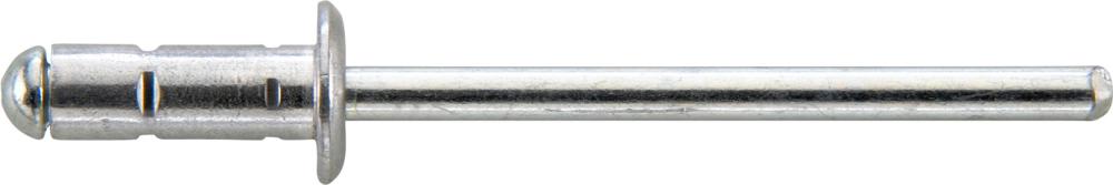 Rivet aveugle multiserrage alu tête goutte de suif 3,2x8mm  