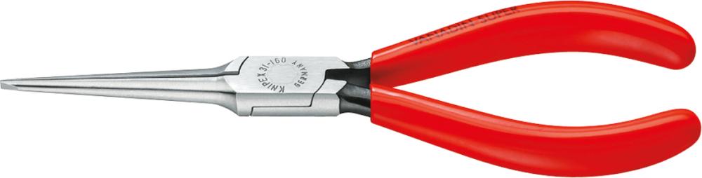 Pince à becs fins droits avec branches en plastique 160mm