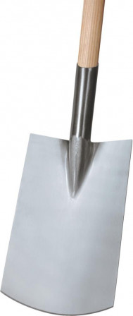 Bêche de jardin polie, Im port