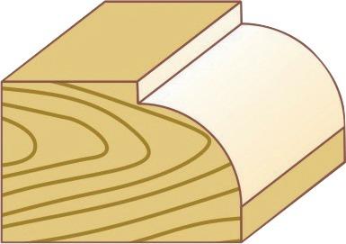 Fraise à profiler HW R4 2 0,7x11,5x53 S8 