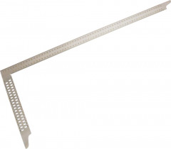 Equerre de charpentier sans jonction a.trous de traçage acier inoxydab