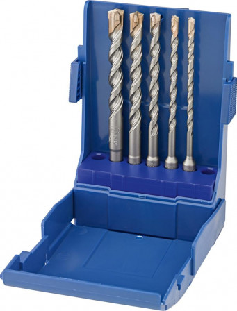 Foret SDS-plus 4 bords de coupe 5 pcs. 