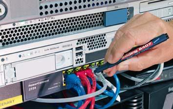 Lot de marqueurs pour câbles 8407 noir, rouge, bleu, vert edding